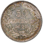 SAN MARINO 50 Centesimi 1898 - Pag. 369 AG ... 