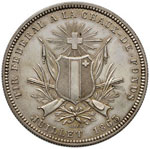 SVIZZERA Tiri federali - 5 Franchi 1863 ... 