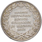 GERMANIA Brema - Tallero 1865 - KM 248 AG (g ... 