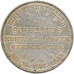 GERMANIA Francoforte - Tallero 1859 - KM 359 ... 