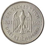 GERMANIA Repubblica di Weimar - 3 Marchi ... 