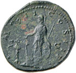 Commodo (180-192) Dupondio - R/ Minerva ... 