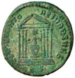 Galerio (305-311) Follis (Alexandria) Testa ... 
