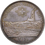 SVIZZERA Tiri federali - 5 Franchi 1881 ... 