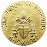 Giovanni Paolo II (1978-2005) Medaglia 1989 ... 