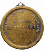 Pistoia Medaglia 1913, Società Corale T. ... 