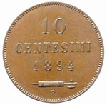 SAN MARINO 10 Centesimi 1894 - CU (g 9,96)