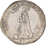 MANTOVA Carlo I (1627-1637) Mezzo ducatone ... 