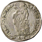 MANTOVA Carlo II (1647-1665) 40 Soldi – ... 