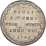 VENEZIA Paolo Renier (1779-1789) Osella 1786 ... 