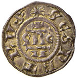 Gregorio IV (827-844) Denaro con Lodovico il ... 