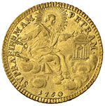 Clemente XIII (1758-1769) Zecchino 1760 A. ... 