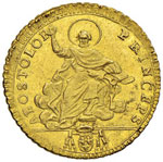Pio VI (1774-1799) Doppia 1790 – Munt. 5b ... 
