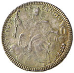 Pio VI (1774-1799) Quinto di scudo 1777 A. ... 