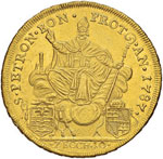 Pio VI (1774-1799) Bologna – 10 Zecchini ... 