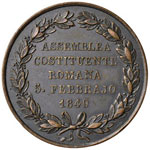 Repubblica romana (1849) Medaglia-distintivo ... 
