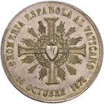 Pio IX (1846-1878) Medaglia 1876 1a Romeria ... 