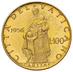 Pio XII (1939-1958) 100 Lire 1956 – Pag. ... 
