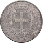 Vittorio Emanuele II (1849-1861) 5 Lire 1855 ... 