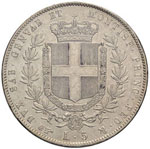 Vittorio Emanuele II (1849-1861) 5 Lire 1859 ... 