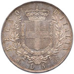 Vittorio Emanuele II (1861-1878) 5 Lire 1872 ... 