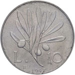REPUBBLICA ITALIANA 10 Lire 1947 – IT RRR ... 