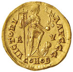 Onorio (395-423) Solido (Ravenna) Busto ... 