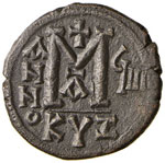 BISANZIO Giustino II (565-578) Follis A. ... 