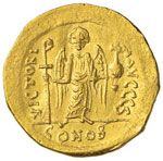BISANZIO Giustiniano I (527-565) Solido – ... 