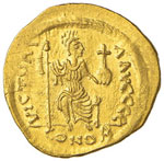 BISANZIO Giustino II (565-578) Solido – ... 
