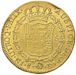 CILE Carlos IV (1788-1808) 8 Escudos 1797 ... 