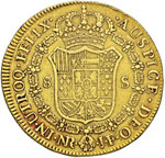 COLOMBIA Fernando VII (1808-1824) 8 Escudos ... 