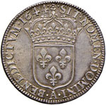 FRANCIA Luigi XIV (1643-1715) Mezzo scudo ... 