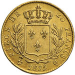 FRANCIA Luigi XVIII (1814-1815) 20 Franchi ... 
