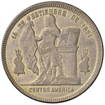 HONDURAS Peso 1892/0 – KM 52 CU (g 25,10)