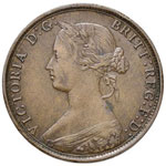 INGHILTERRA Vittoria (1837-1901) Mezzo penny ... 