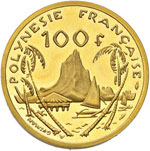 POLINESIA FRANCESE 100 Franchi 1979 Pièfort ... 