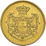 PORTOGALLO Maria II (1834-1853) 2.500 Reis ... 