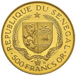 SENEGAL 500 Franchi 1975 – Fr. 7 AU (g ... 