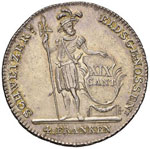 SVIZZERA Lucerna – 4 Franchi 1814 – KM ... 
