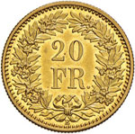 SVIZZERA Confederazione – 20 Franchi 1871 ... 
