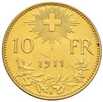 SVIZZERA Confederazione – 10 Franchi 1911 ... 