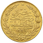TURCHIA Abdul Hamid II (1876-1909) 100 ... 