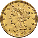 USA 2,50 Dollari 1901 ... 
