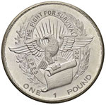 BIAFRA Pound 1969 - KM 6 AG (g 25,13)