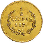 USA California Gold - Mezzo dollaro 1871 - ... 