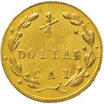 USA California Gold - Quarto di dollaro 1871 ... 