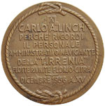 FASCISMO Carlo A. Linch Medaglia 1936 - AE ... 