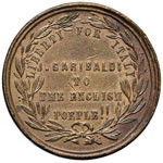 Giuseppe Garibaldi (1807-1882) Medaglia 1860 ... 