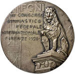 Firenze - Medaglia 1924, FGNI, XII Congresso ... 